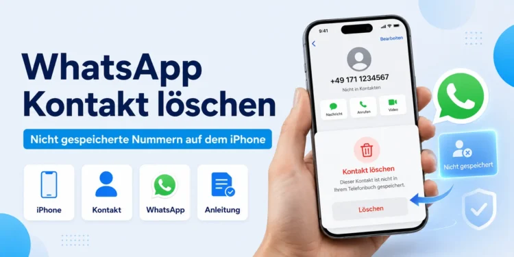 WhatsApp Kontakt löschen der nicht im Telefonbuch gespeichert ist auf iPhone