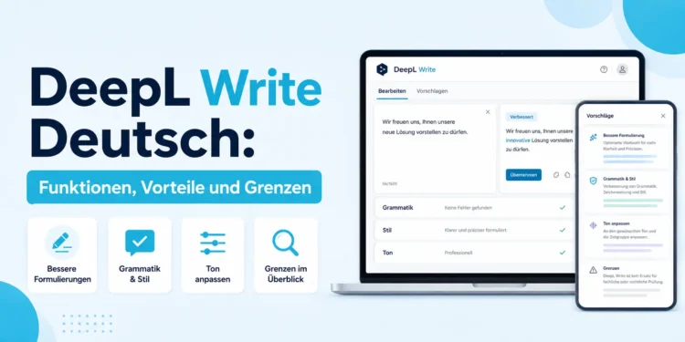 DeepL Write Deutsch: Funktionen, Vorteile und Grenzen