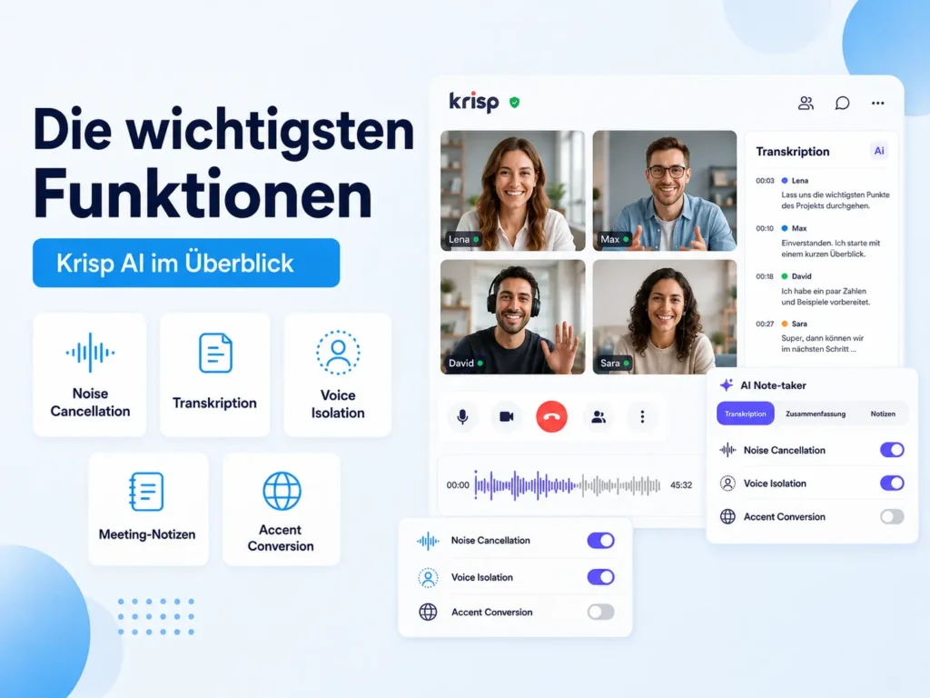 Die wichtigsten Funktionen