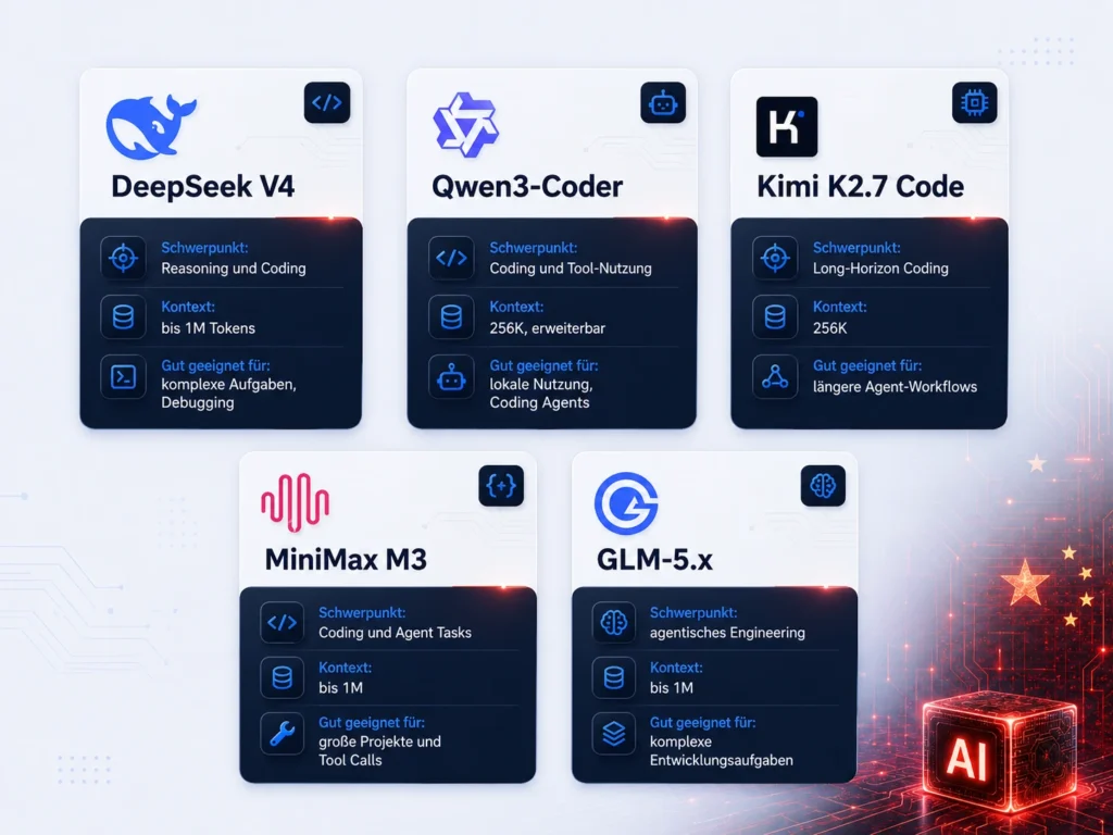 Die besten chinesischen Coding-Modelle 2026
