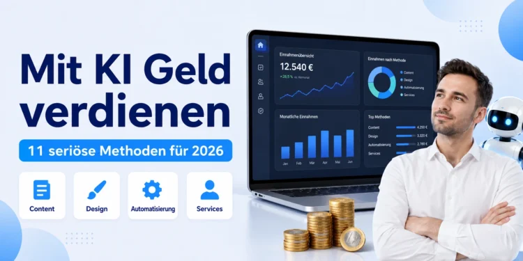 Mit KI Geld verdienen: 11 seriöse Methoden für 2026
