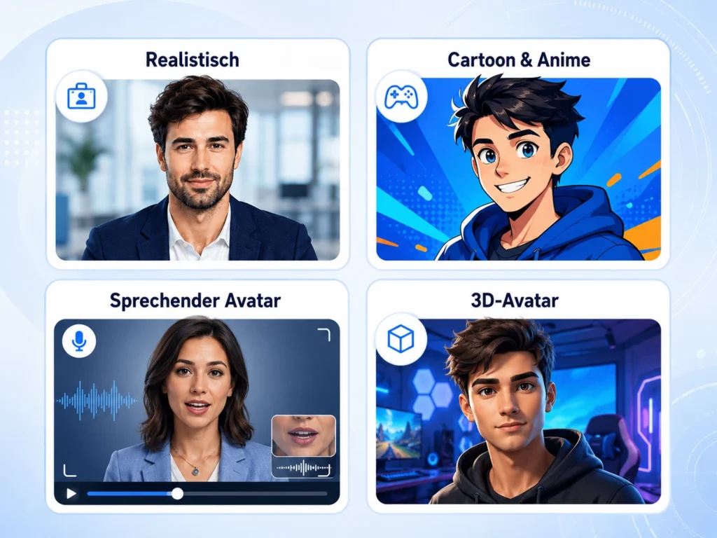 Welche Avatar-Art passt zum Zweck?