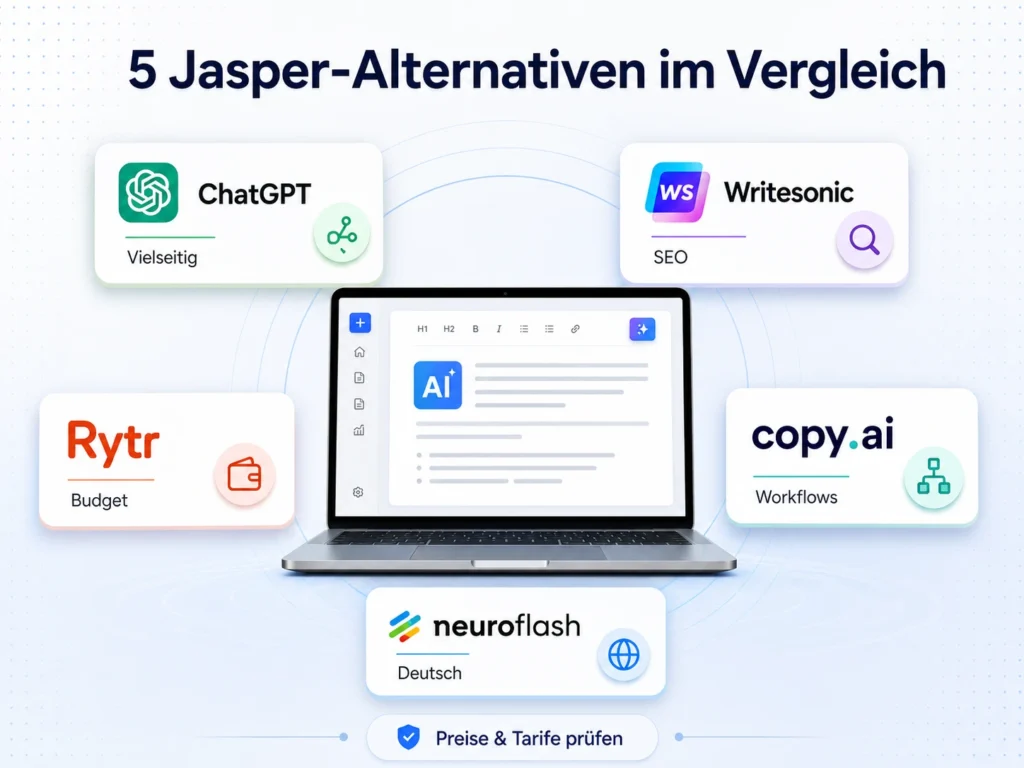 Die fünf Tools im Vergleich
